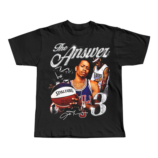 Allen Iverson "THE ANSWER" graphic Tee