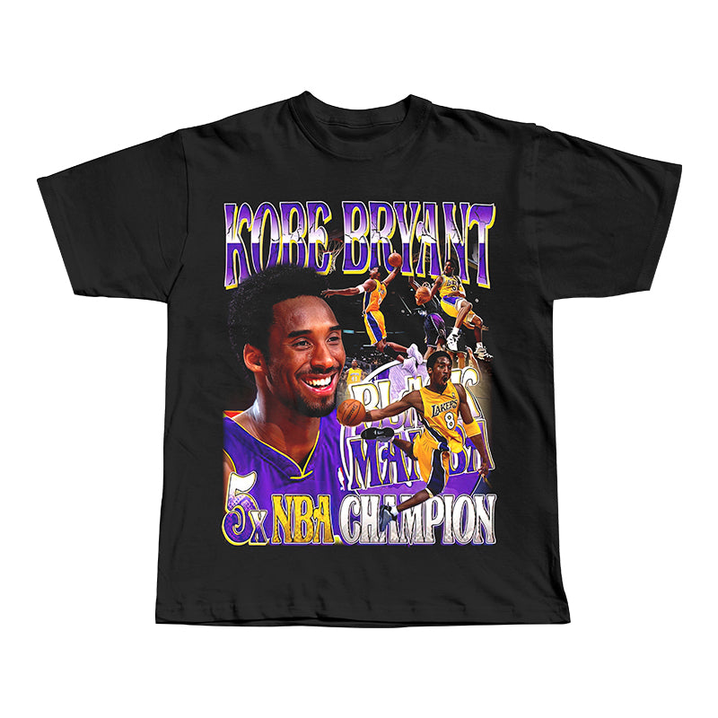 Kobe Bryant "5x Champions graphic" Tee